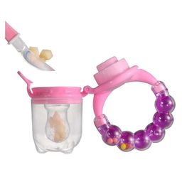 NeonateCare Fruit And Food Nibbler & Spoon Feeder pack of 2 ( spoon feeder -  rattle nibbler)- Multicolor ( color and design may vary) image 2