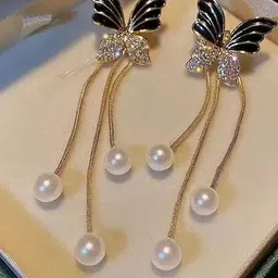 ONUYX women Butterfly Shaped Drop Earrings-31