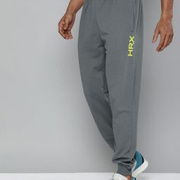 HRX By Hrithik Roshan Training Men Pewter Bio-Wash Brand Carrier Track Pants-image-28