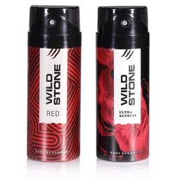 Wild Stone Men Set of 2 Ultra Sensual & Red Deodorants-21