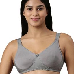 BLOSSOM Grey Full Coverage Shaper Bra-28