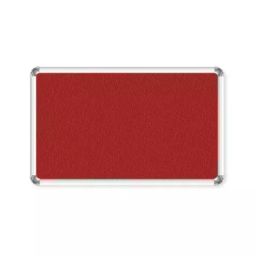Alkosign 900mm X 3000mm Red Color Astra Felt Notice Board ATRNBF 90300-image-0