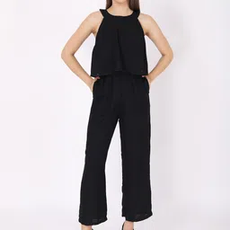 JAKANARY Round Neck Basic Jumpsuit-image-13