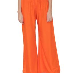 N-Gal Orange Flared Fit Palazzos-picture-15