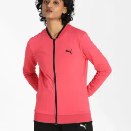Puma Pink Full Sleeve Jacket-image-48