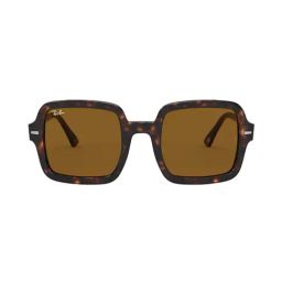 Ray-Ban 0RB2188 Dark Brown Highstreet Square Sunglasses - 53 mm-image-24
