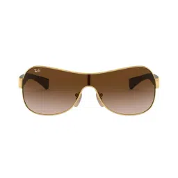 Ray-Ban 0RB3471 Brown Youngster Shield Sunglasses - 55 mm-12