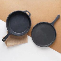 The Indus Valley Black Cast Iron Cookware Set-30