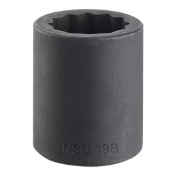 FACOM 12.7 mm (1/2 Inch) Square Drive Impact Socket 12 Points 22 mm, NSD.22B-15