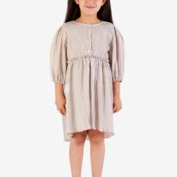 KidsDew Grey Regular Fit Dress-image-98