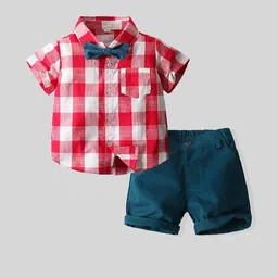 LULU & SKY Boys Printed Shirt with Shorts-picture-30