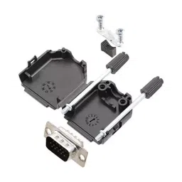 AMPHENOL COMMUNICATIONS SOLUTIONS HD-D SUB CONNECTOR, PLUG, 15POS, SOLDER, L17DPPK09-BK+L717HDE15P-image-25