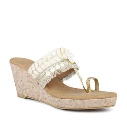 Inc.5 Women's Gold Toe Ring Wedges-image-61
