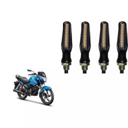 Cartronics Sleek Pencil Type Yellow LED Indicator for Hero Glamour (Pack of 4 Pcs)-38