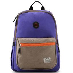 Harissons Zing Purple Polyester Solid Backpack - 27 Ltrs-image-39