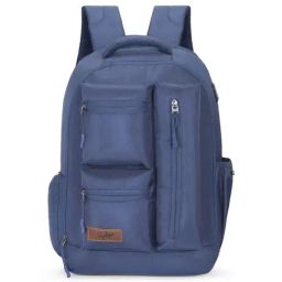 Skybags Nexus Navy Blue Polyester Solid Laptop Backpack - 25 Ltrs-image-15