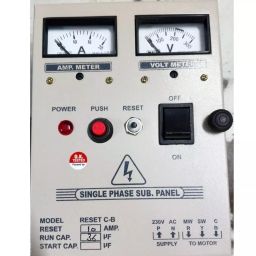 Alfa 1.5 HP Single Phase V4 Control Panel 50 μF Capacitor For Oil Filled Submersible Pumps, TI-A1-24832-48