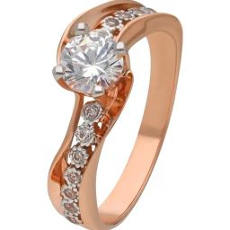 Malabar Gold and Diamonds 18k (750) Rose Gold Ring for Women-picture-14