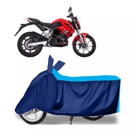 Auto Pearl Two Wheeler Cover for Revolt Motors RV 400 - Cyan, Blue-image-15