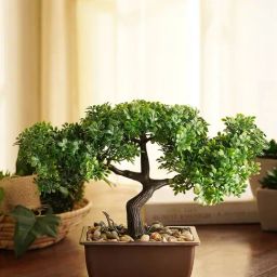 Pure Home and Living Green Plastic Potted Plants-picture-22