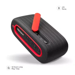 Crossloop Volar Black and Red 5W Portable Bluetooth Speaker image 4