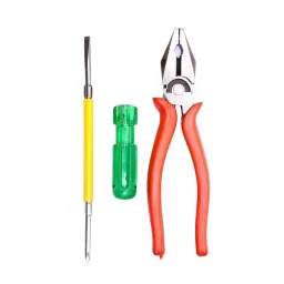 Agam Screwdriver Set With Combination Plier 20 cm (8 inch) Length Rubber Grip (Set of 2)-5
