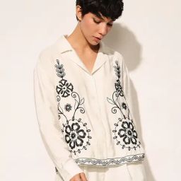 Only White Embroidery Shirt-image-64