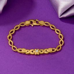 P.N.Gadgil Jewellers Childhood Charms Yellow Gold Kids Bracelet For Kids-image-19