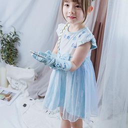 LULU & SKY Flared Sleeve Fit & Flare Dress-image-42