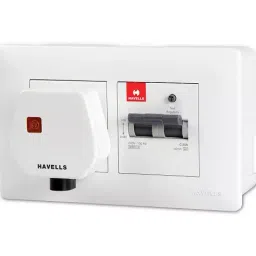 Havells 25 A DBOXX SRCD Protected Socket with Steel Enclosure, DHDDCDP025202503-19