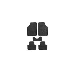 Oscar 5 Pieces Black Carpet Car Mats Set for Mahindra KUV 100-image-86
