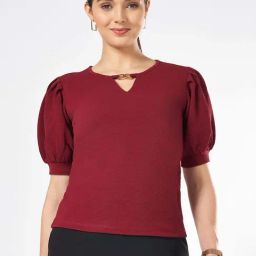 Annabelle By Pantaloons Cabernet Regular Fit Top-image-93
