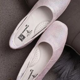 Hoversoul Women's Ballad Amethyst Dust Leather Ballerina Shoes-picture-37