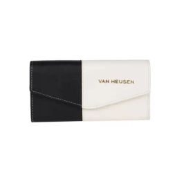 Van Heusen Black & White Casual Leather Wallet for Women-70