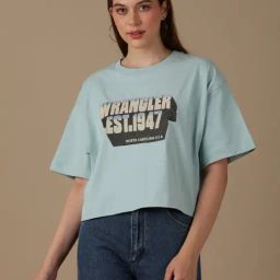 Wrangler Blue Graphic T-Shirt-picture-1