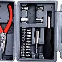 Shopper52 Screwdriver Socket Set and Wrench Magnetic Toolkit 25 Pieces HOBYTOL-13