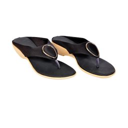 saanvishubh Women Black Synthetic Flats-image-55