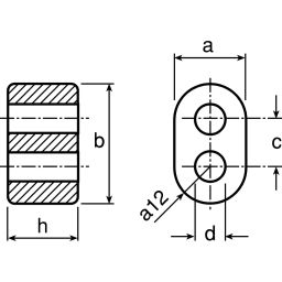 Epcos B62152 Series No Dual Aperture Ferrite Core N30 Material 3.4 mm Aperture Diameter, B62152A0004X030 (Pack of 1000) image 2