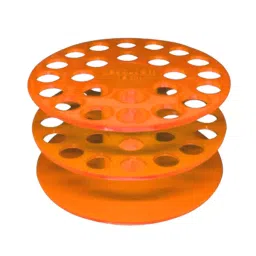 RESOLVE 15 ml Orange Circular Tube Rack (Pack of 2 Pcs)-33