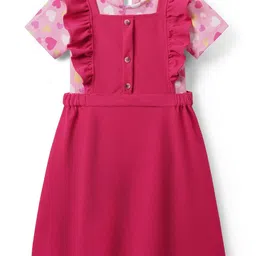 Hola Bonita Girls Peplum Dress-image-73