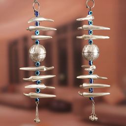 Homspurts 2-Pcs Evil Eye Textured Wall Hangings-18