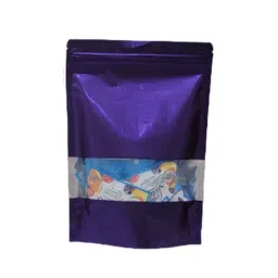 DEZPAC Purple Polythene Standy Pouch With Zipper 135 x 215 mm (Pack of 100)-picture-20