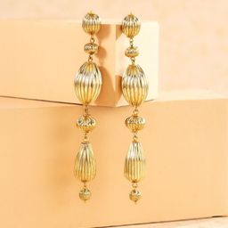 StyleCast Gold-Plated Teardrop Shaped Drop Earrings-image-64