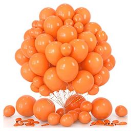 Bubble Trouble Metallic Balloon Pack of 200 - Orange-image-97