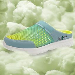 Hopits Mesh Detailed & Ombre Designed Shoes - Lemon Yellow-image-70