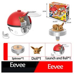 Sanjary Poke-mon Fidget Spinner Top Launch Line Battle Rotating Battle Disk Set toy for kids -Color & Model May Vary image 2