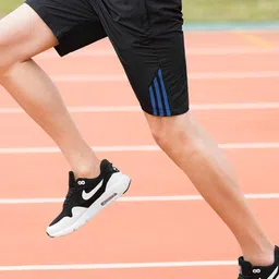 StyleCast Men Striped Regular Fit Running Sports Shorts-image-36