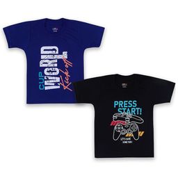 PARYAG Boys 2 Printed Applique T-shirt-image-65
