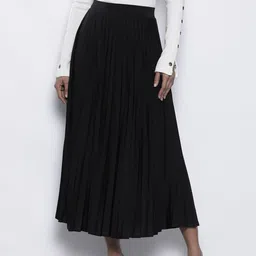 DOROTHY PERKINS Accordion Pleats Midi A-Line Skirt-image-95