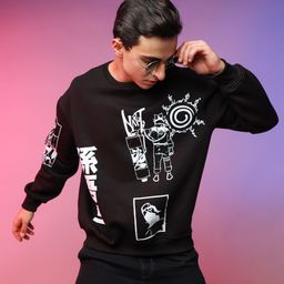 UNRL Graphic Printed Sweatshirt-image-115
